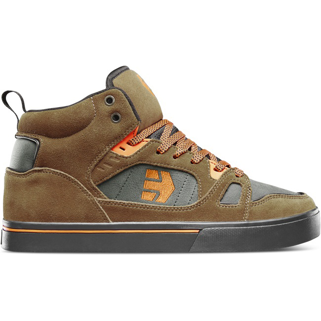 Etnies Mens AGRON Shoes - Orange/Brown, NZ-662G04